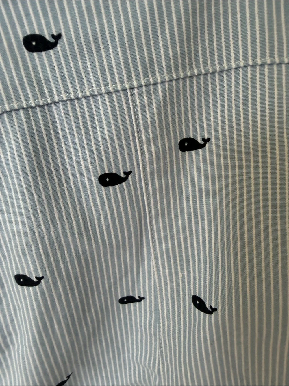 NWT, Little Me Blue Whale Stripe Romper with Hat, 6M